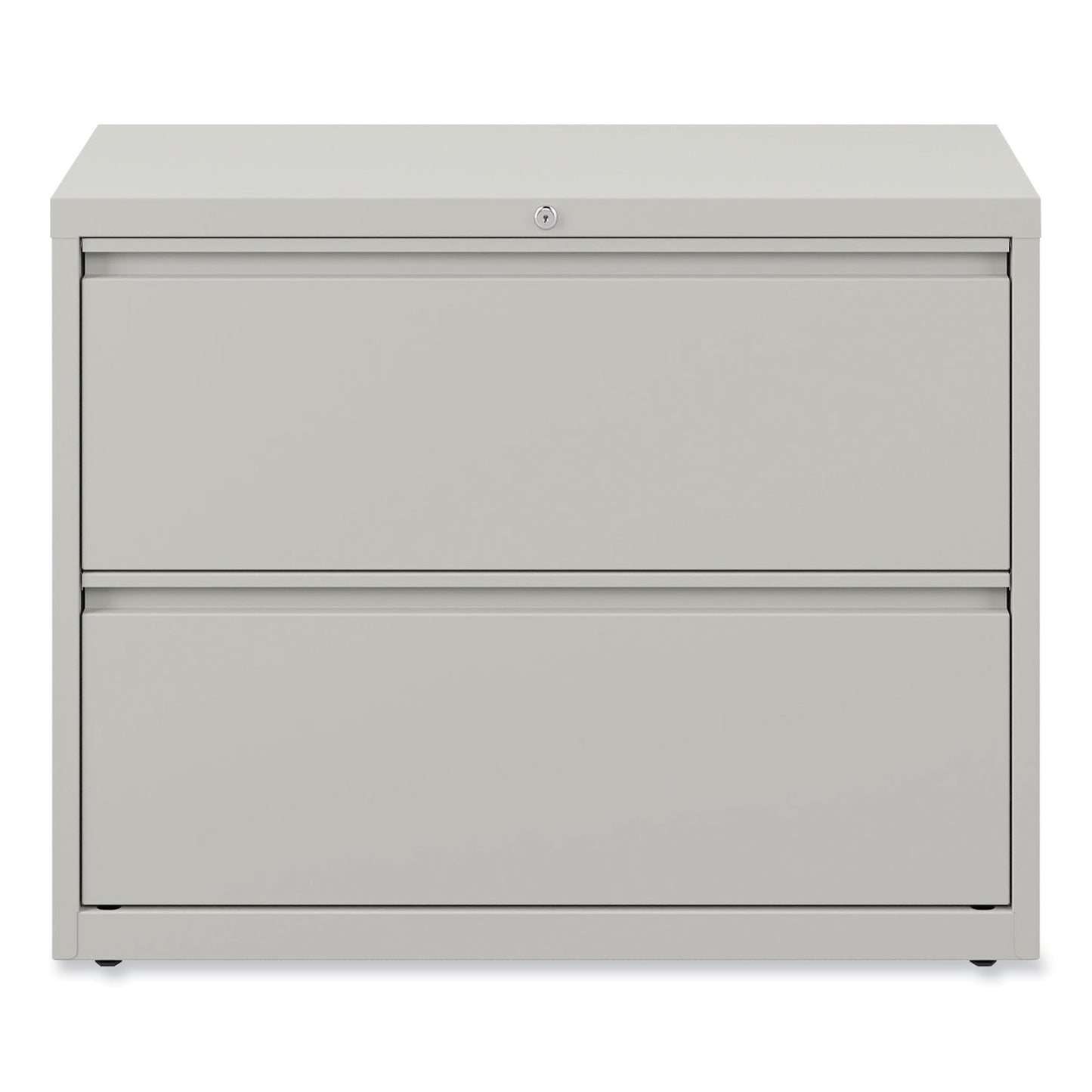 Alera Lateral File, 2 Legal/Letter-Size File Drawers, Light Gray, 36" x 18" x 28"