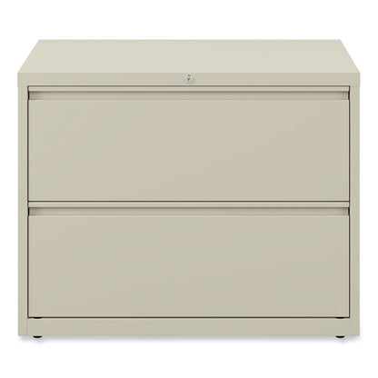 Alera Lateral File, 2 Legal/Letter-Size File Drawers, Putty, 36" x 18" x 28"