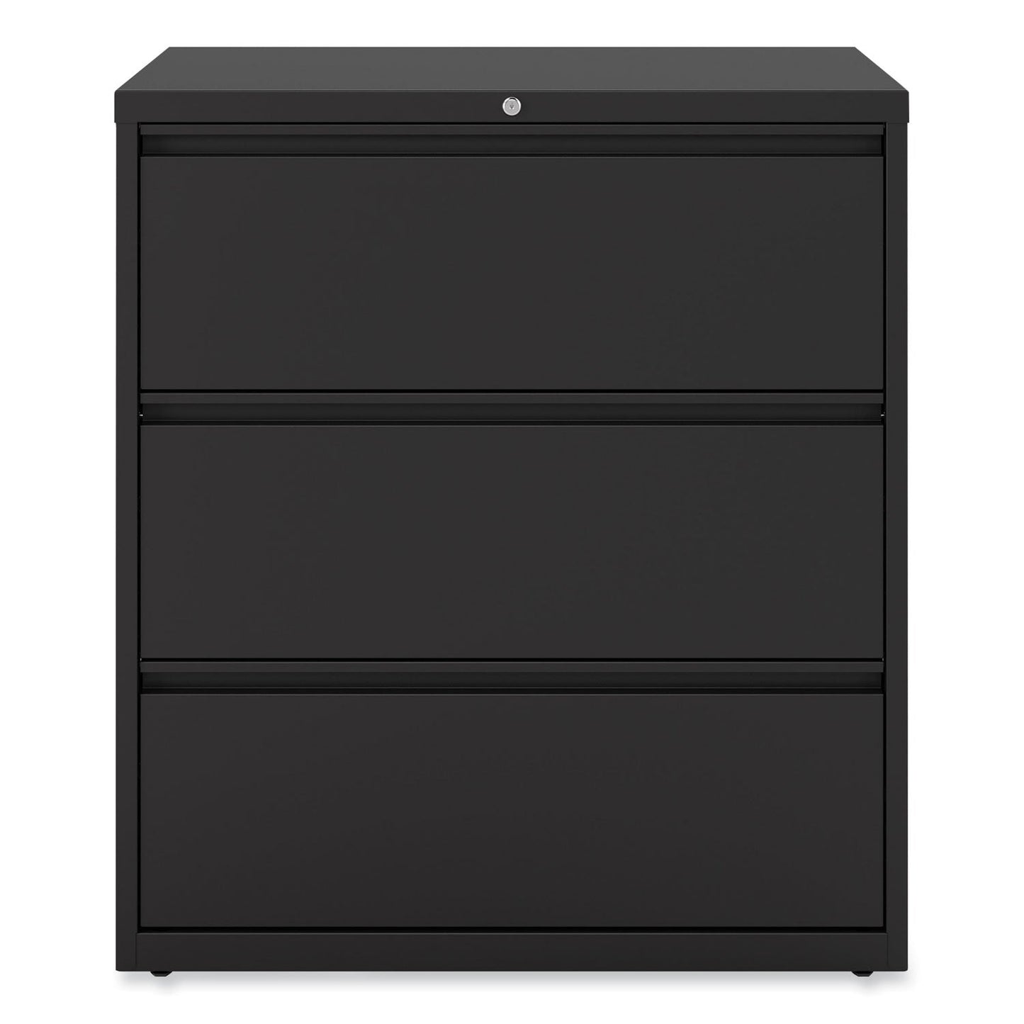 Alera Lateral File, 3 Legal/Letter/A4/A5-Size File Drawers, Black, 36" x 18.63" x 40.25"