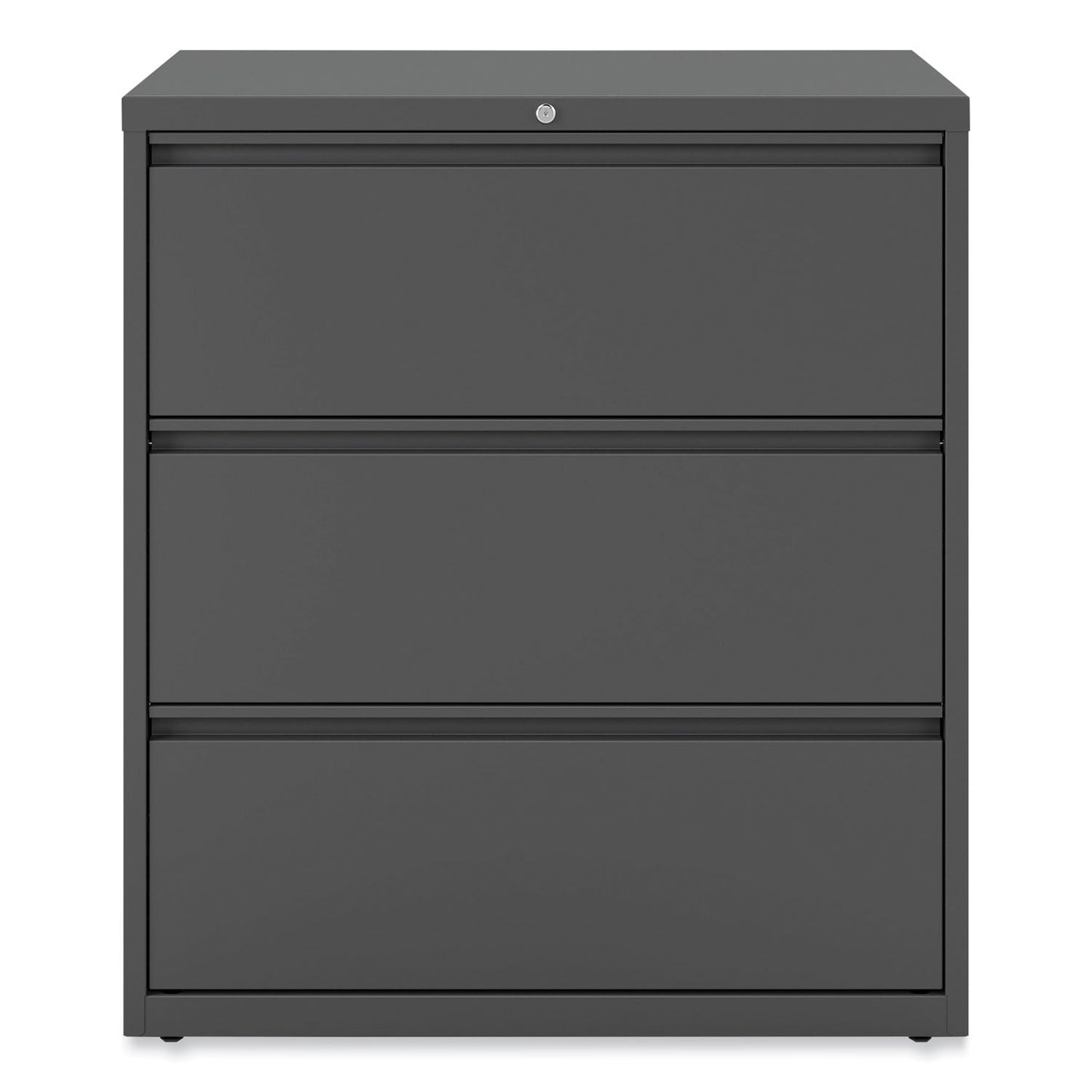 Alera Lateral File, 3 Legal/Letter/A4/A5-Size File Drawers, Charcoal, 36" x 18.63" x 40.25"
