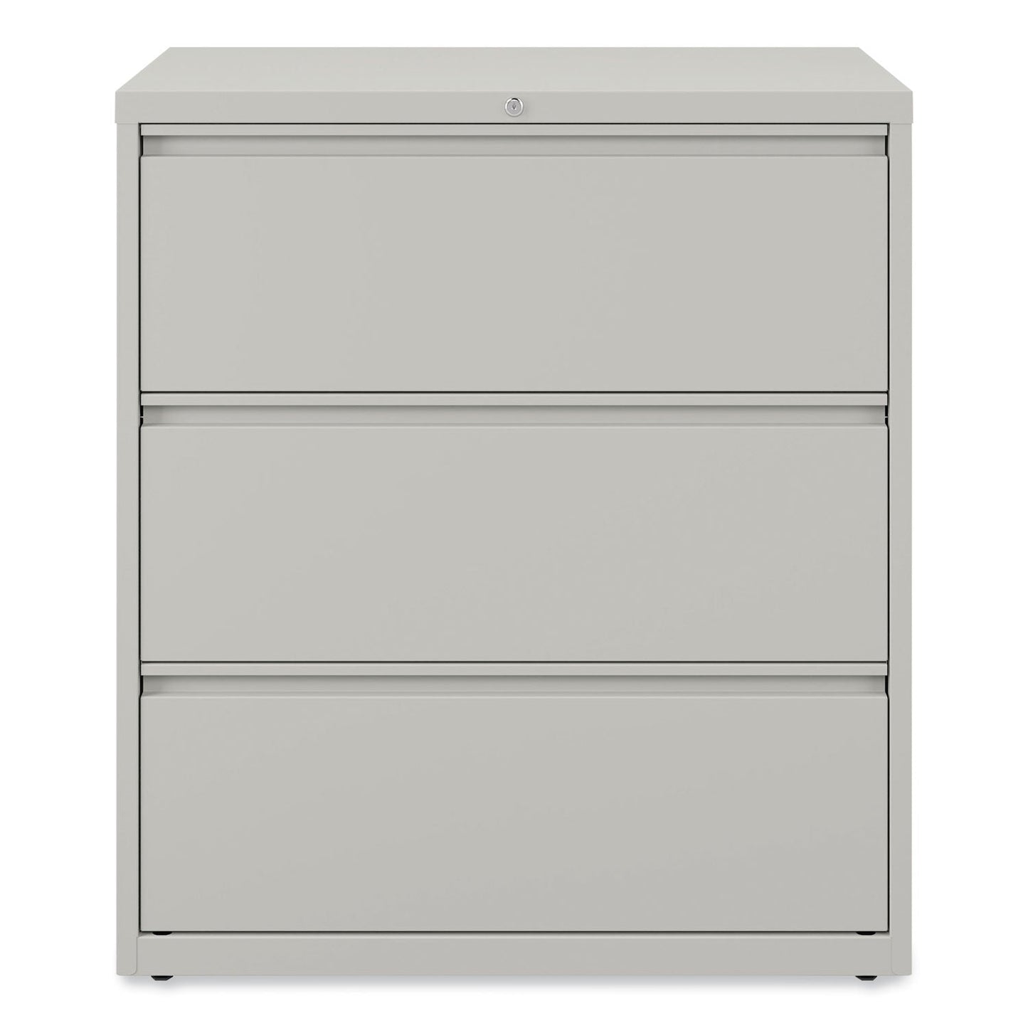 Alera Lateral File, 3 Legal/Letter/A4/A5-Size File Drawers, Light Gray, 36" x 18.63" x 40.25"