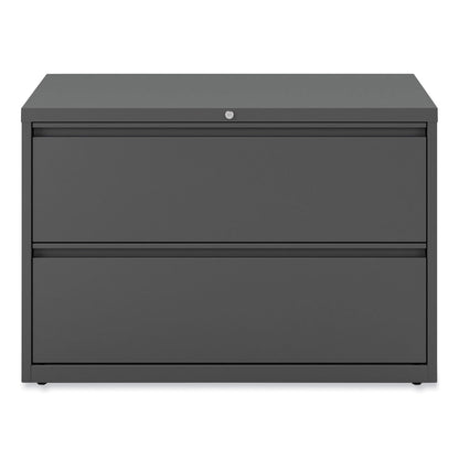 Alera Lateral File, 2 Legal/Letter-Size File Drawers, Charcoal, 42" x 18.63" x 28"