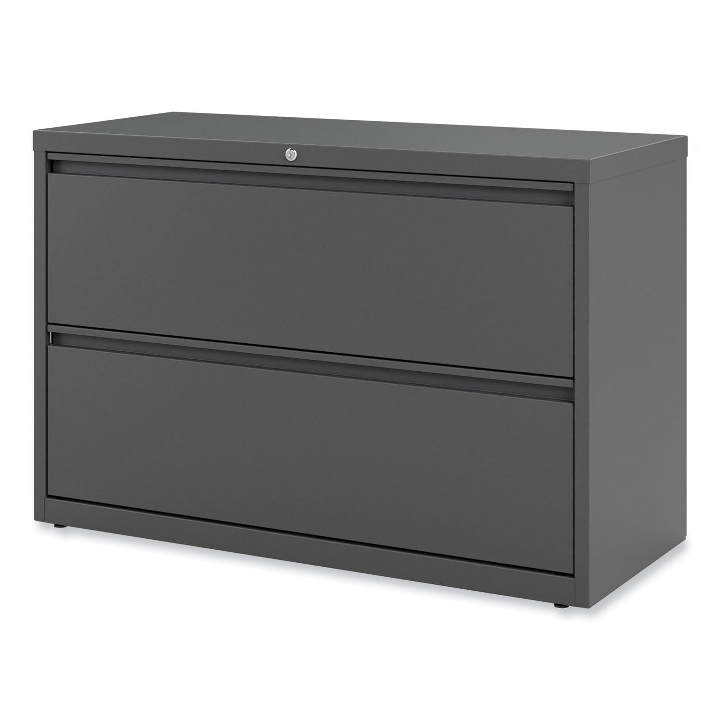Alera Lateral File, 2 Legal/Letter-Size File Drawers, Charcoal, 42" x 18.63" x 28"