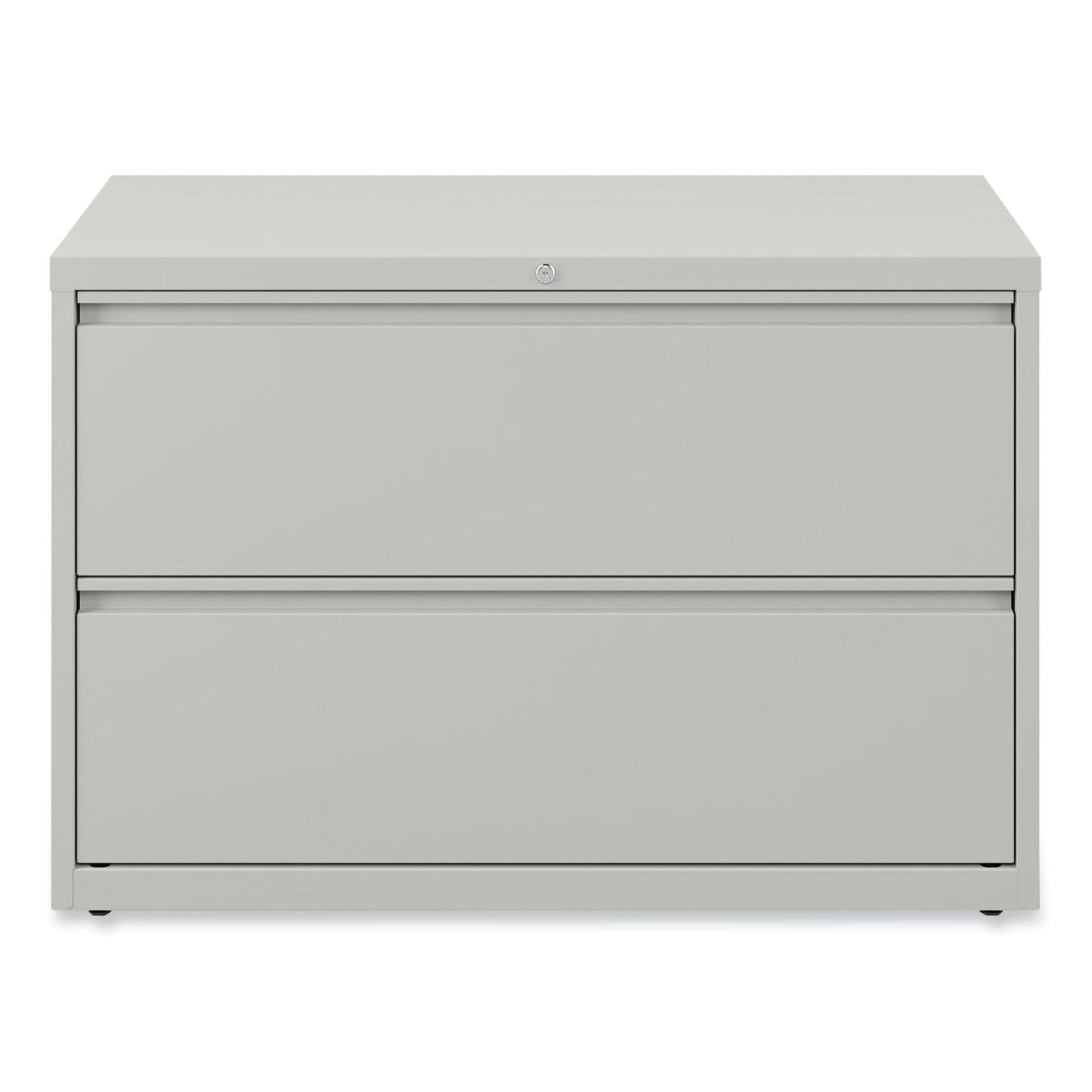 Alera Lateral File, 2 Legal/Letter-Size File Drawers, Light Gray, 42" x 18.63" x 28"