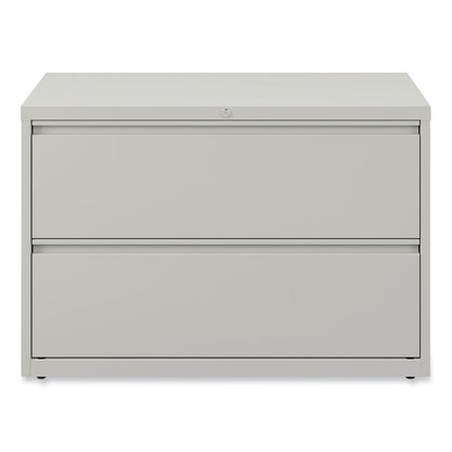 Alera Lateral File, 2 Legal/Letter-Size File Drawers, Light Gray, 42" x 18.63" x 28"