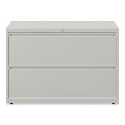 Alera Lateral File, 2 Legal/Letter-Size File Drawers, Light Gray, 42" x 18.63" x 28"