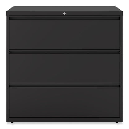 Alera Lateral File, 3 Legal/Letter/A4/A5-Size File Drawers, Black, 42" x 18.63" x 40.25"