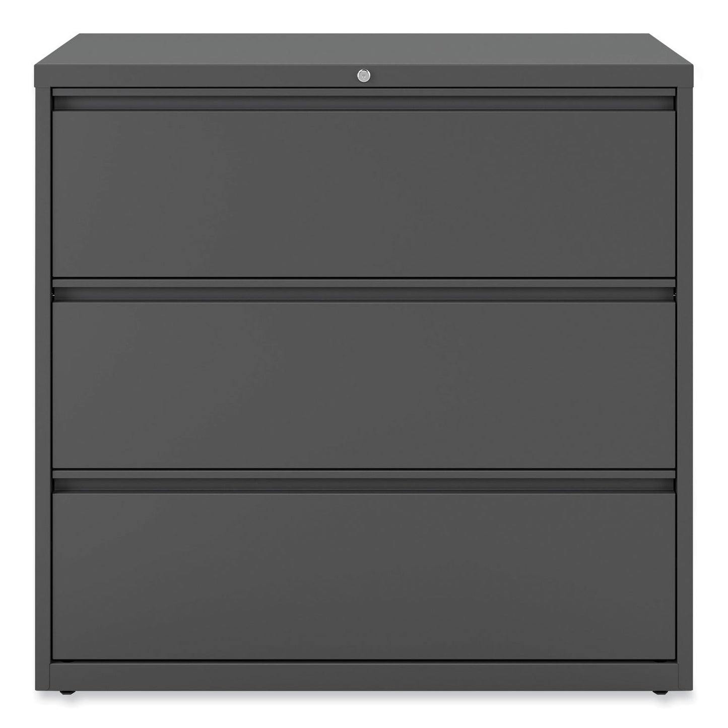 Alera Lateral File, 3 Legal/Letter/A4/A5-Size File Drawers, Charcoal, 42" x 18.63" x 40.25"