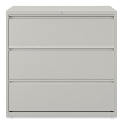 Alera Lateral File, 3 Legal/Letter/A4/A5-Size File Drawers, Light Gray, 42" x 18.63" x 40.25"