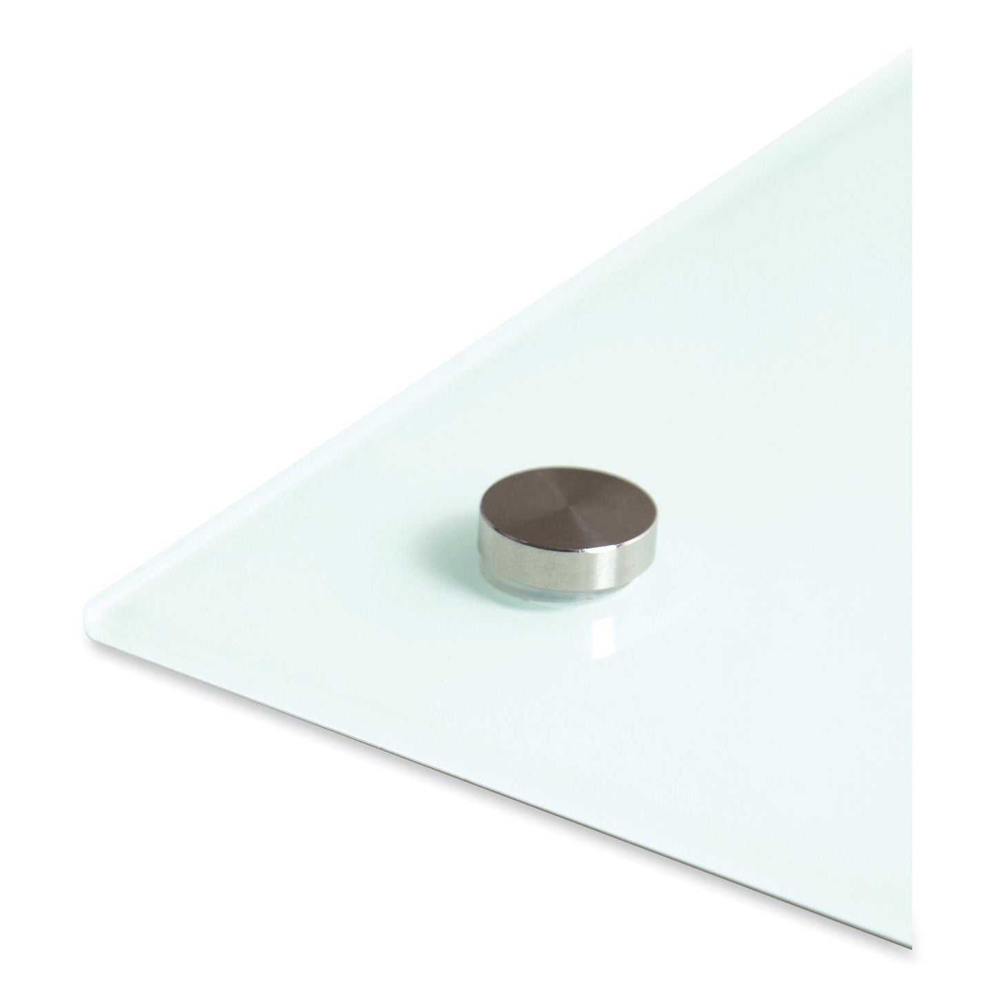 U Brands Glass Dry Erase Board, 96 x 47, White Surface