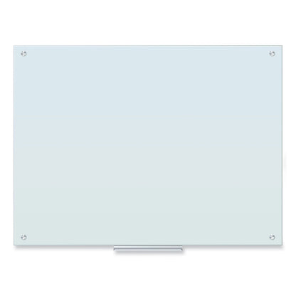 U Brands Glass Dry Erase Board, 47 x 35, White Surface