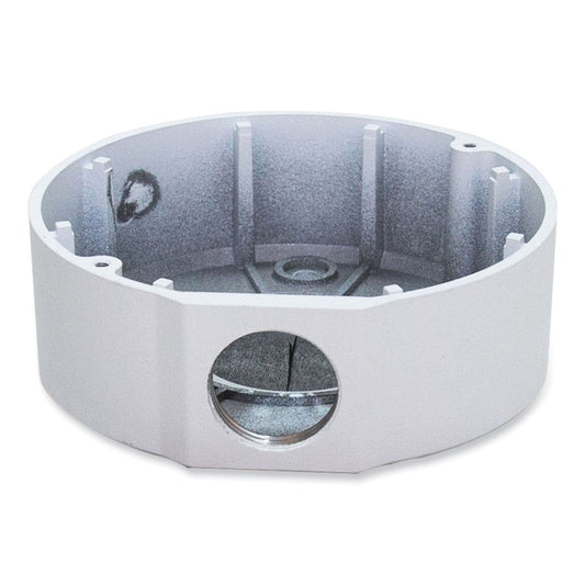 Gyration Fixed Dome Junction Box, 4.28 x 4.28 x 1.42, White