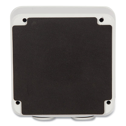 Gyration Fixed Outdoor Wall Mount, 4.92 x 4.92 x 9.17, White