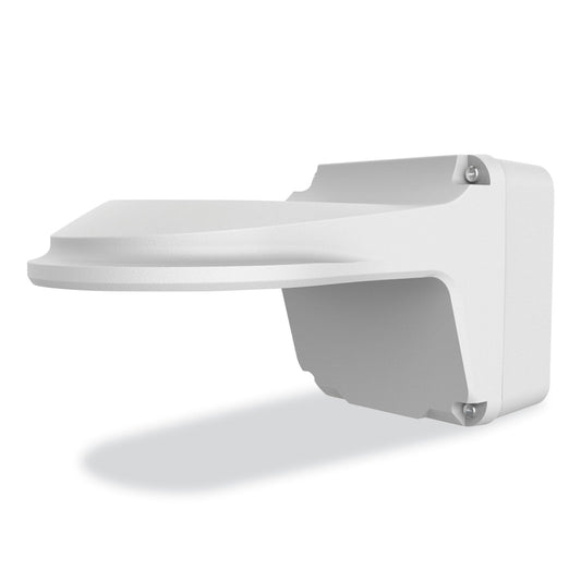 Gyration Fixed Dome Outdoor Wall Mount, 4.92 x 4.92 x 9.17, White