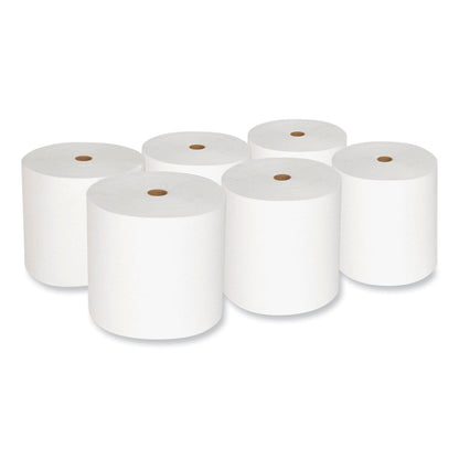 Morcon Tissue Valay Proprietary Roll Towels, 1-Ply, 7" x 800 ft, White, 6 Rolls/Carton