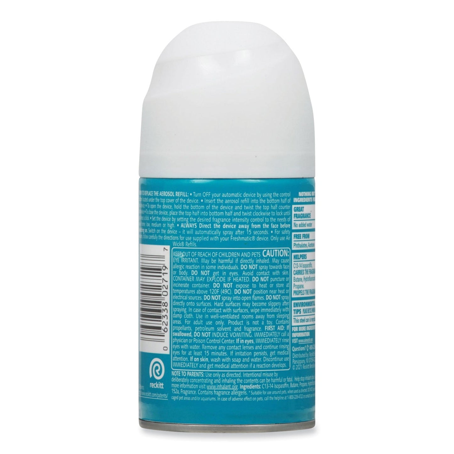 Air Wick Pet Odor Neutralization Automatic Spray Refill, Fresh Scent, 5.89 oz Aerosol Spray, 6/Carton