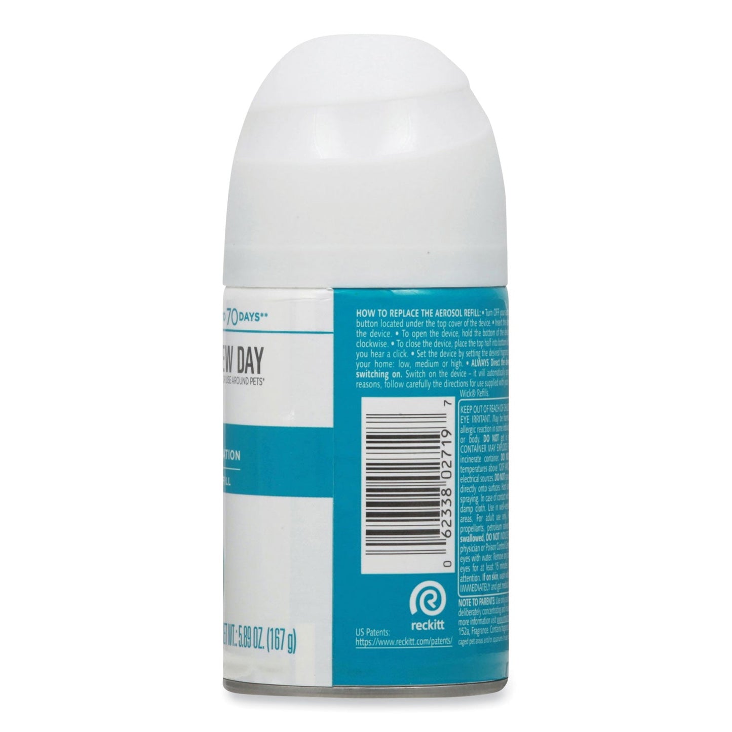 Air Wick Pet Odor Neutralization Automatic Spray Refill, Fresh Scent, 5.89 oz Aerosol Spray, 6/Carton