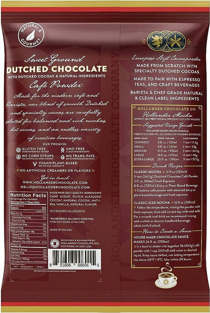 Hollander Chocolate - Sweet Ground Chocolate Powder