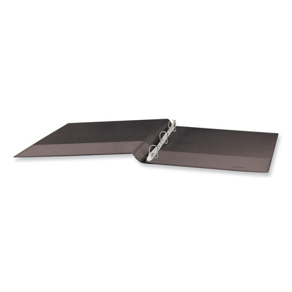 Universal Slant D-Ring View Binder, 3 Rings, 0.5" Capacity, 11 x 8.5, Black