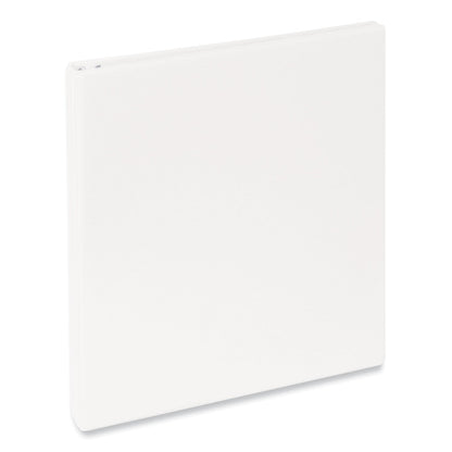 Universal Slant D-Ring View Binder, 3 Rings, 0.5" Capacity, 11 x 8.5, White