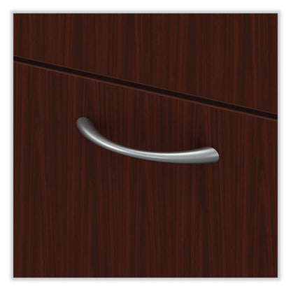 HON Mod Mobile Pedestal, Left or Right, 3-Drawers: Box/Box/File, Legal/Letter, Traditional Mahogany, 15" x 20" x 28"