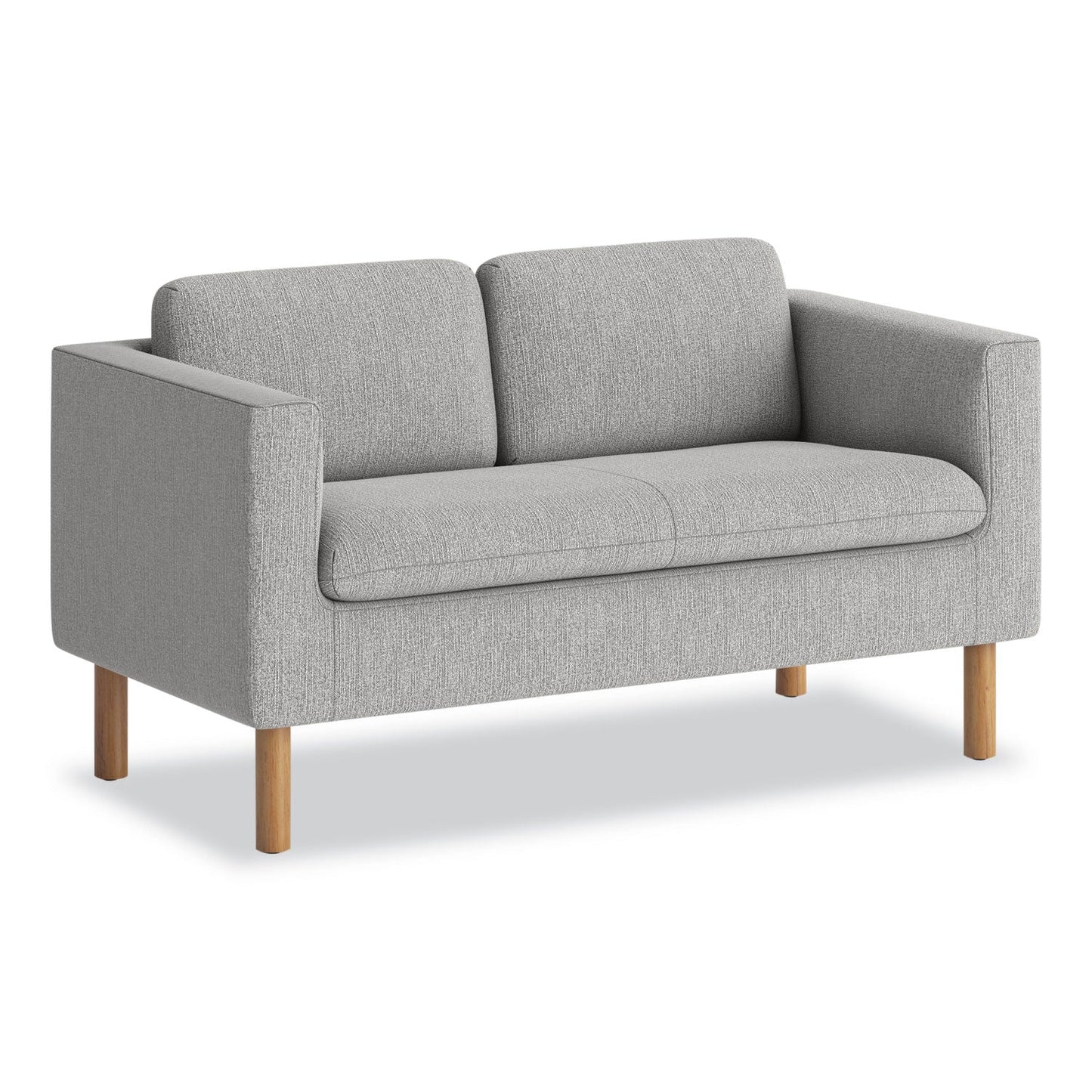 HON Parkwyn Series Loveseat, 53.5w x 26.75d x 29h, Gray