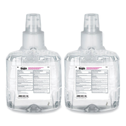 GOJO Antibacterial Foam Hand Wash Refill, For LTX-12 Dispenser, Plum Scent, 1,200 mL Refill, 2/Carton