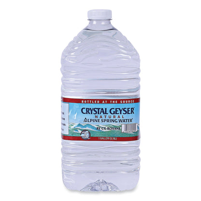 Crystal Geyser Alpine Spring Water, 1 Gal Bottle, 6/Case, 48 Cases/Pallet