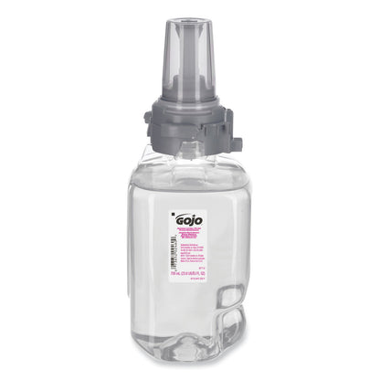 GOJO Antibacterial Foam Hand Wash Refill for ADX-7 Dispensers, Plum Scent, 700 mL, 4/Carton