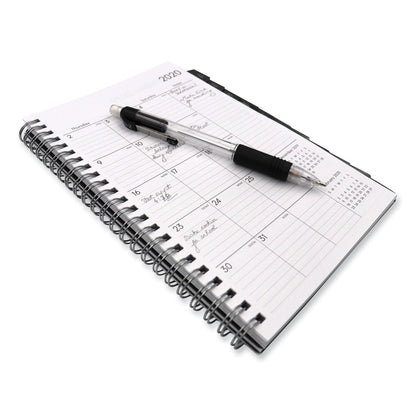 Zebra Z-Grip Mechanical Pencil, 0.7 mm, HB (#2.5), Black Lead, Clear/Black Grip Barrel, 24/Pack