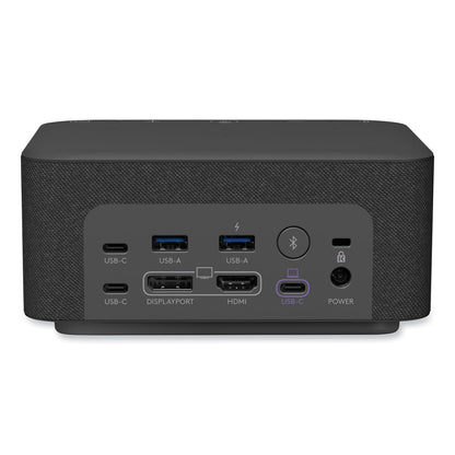 Logitech Teams Logi Dock, 1 HDMI/1 Displayport/2 USB A/3 USB C, Graphite