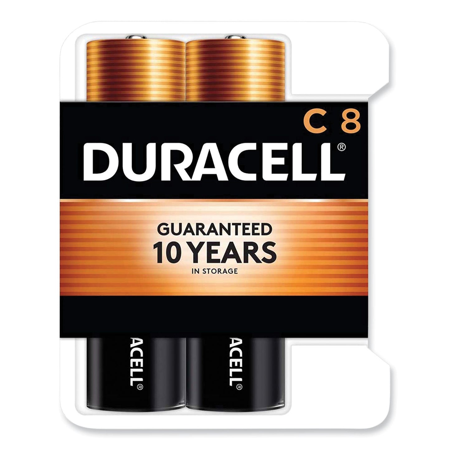 Duracell CopperTop Alkaline C Batteries, 8/Pack