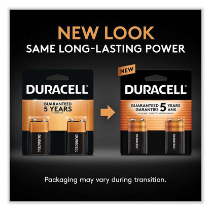 Duracell CopperTop Alkaline 9V Batteries, 4/Pack