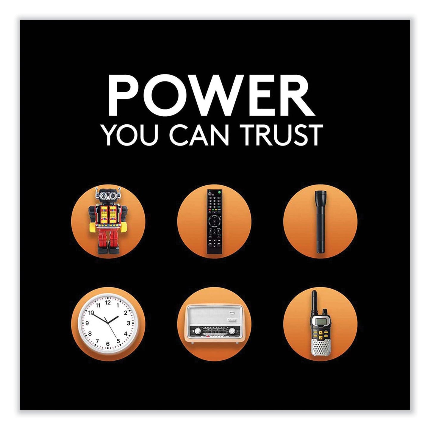 Duracell CopperTop Alkaline 9V Batteries, 2/Pack