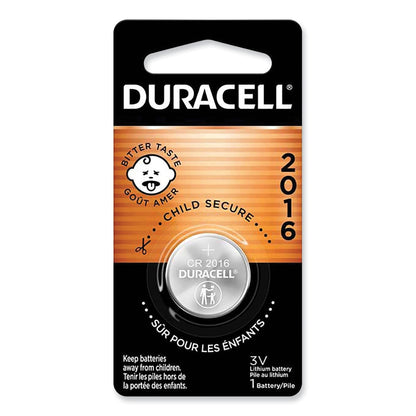 Duracell Lithium Coin Batteries With Bitterant, 2016