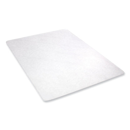 deflecto EconoMat All Day Use Chair Mat for Hard Floors, 45 x 53, Rectangular, Clear