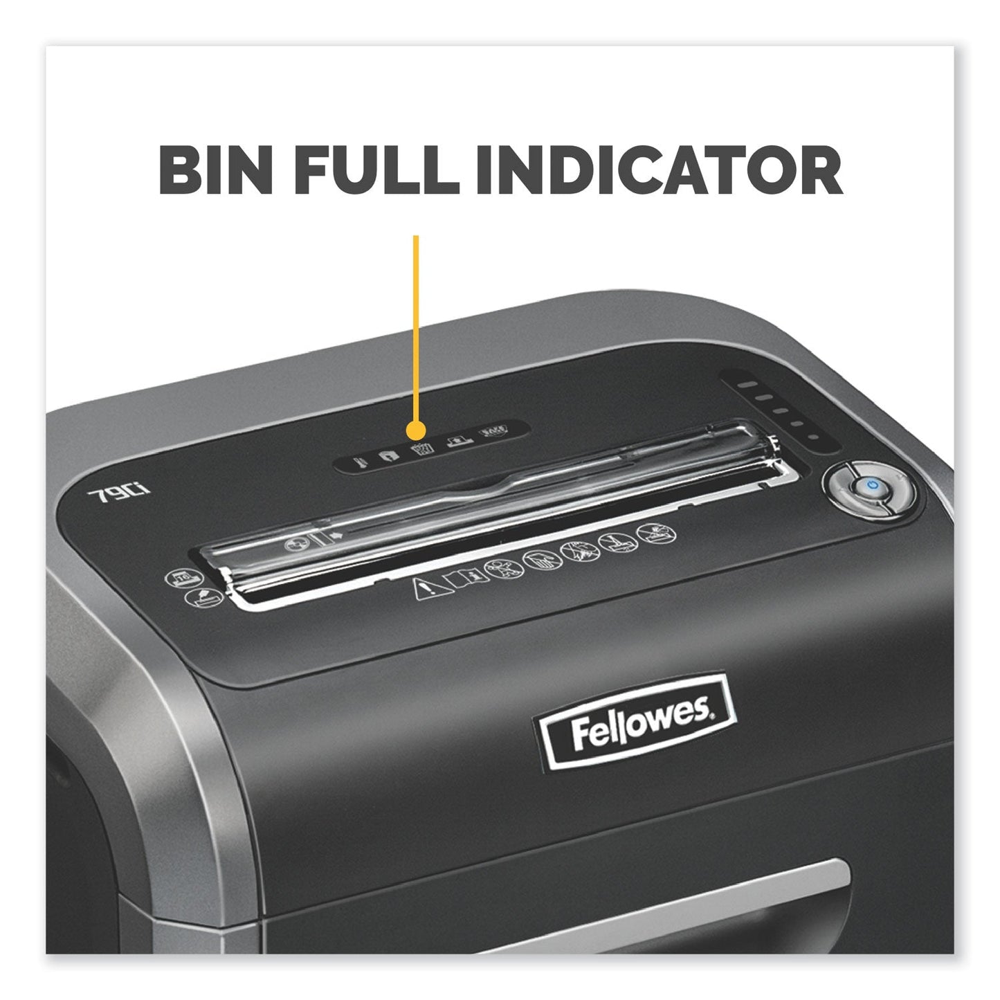 Fellowes Powershred 79Ci 100% Jam Proof Cross-Cut Shredder, 16 Manual Sheet Capacity
