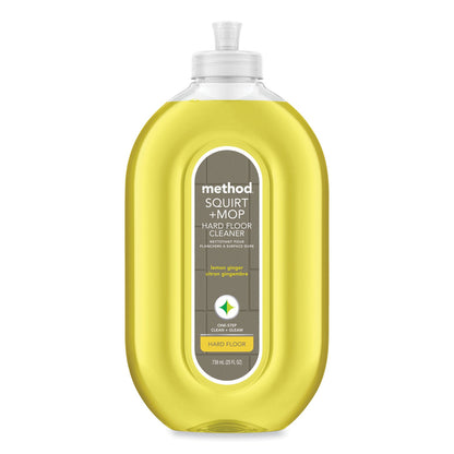 Method Squirt + Mop Hard Floor Cleaner, 25 oz Spray Bottle, Lemon Ginger Scent