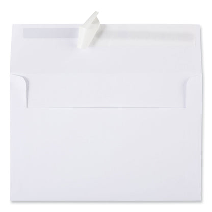 Universal Peel Seal Strip Business Envelope, #A9, Square Flap, Self-Adhesive Closure, 5.74 x 8.75, White, 100/Box