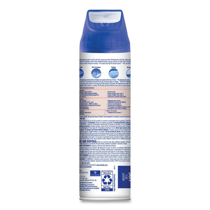 LYSOL Disinfectant Spray II Pet Odor Eliminator, Fresh, 15 oz Aerosol Spray, 12/Carton