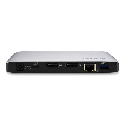 Kensington SD2480T Thunderbolt 3 Dual 4K Docking Station, Silver/Black