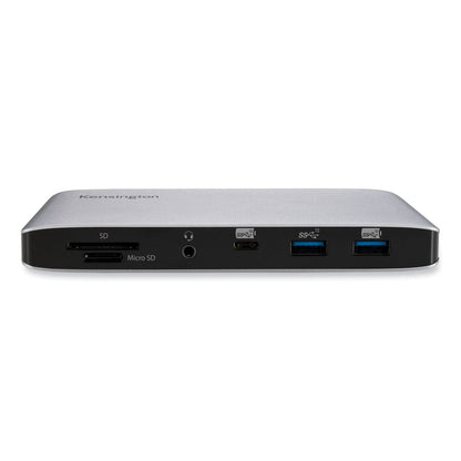 Kensington SD2480T Thunderbolt 3 Dual 4K Docking Station, Silver/Black