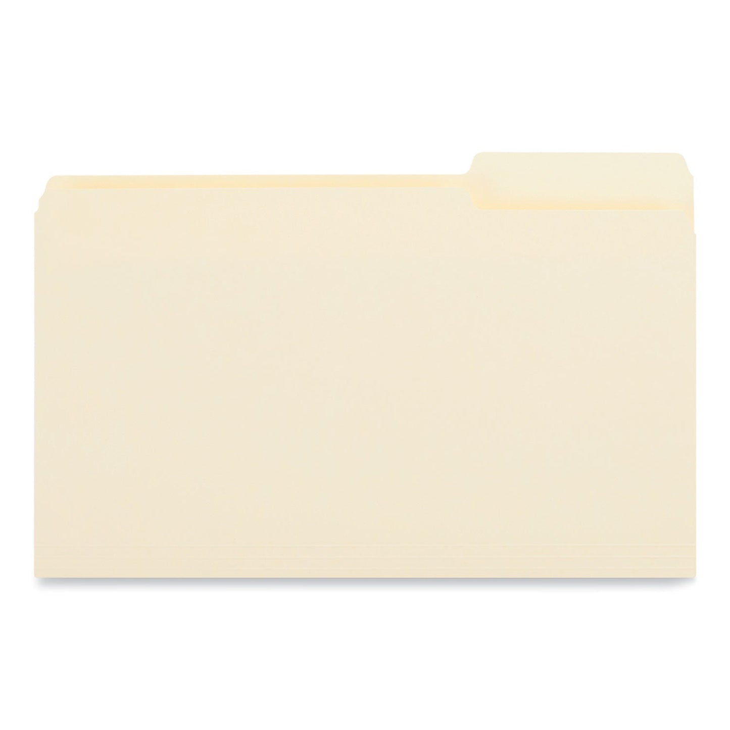 Universal Top Tab File Folders, 1/3-Cut Tabs: Right Position, Legal Size, 0.75" Expansion, Manila, 100/Box