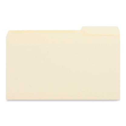 Universal Top Tab File Folders, 1/3-Cut Tabs: Right Position, Legal Size, 0.75" Expansion, Manila, 100/Box