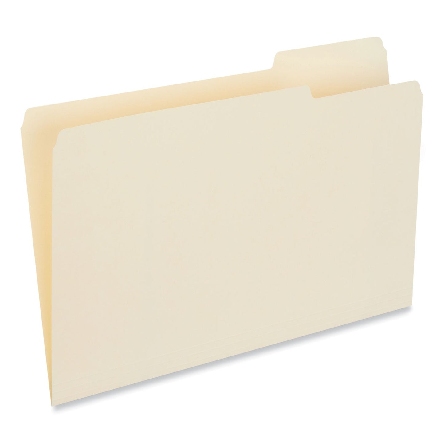 Universal Top Tab File Folders, 1/3-Cut Tabs: Right Position, Legal Size, 0.75" Expansion, Manila, 100/Box