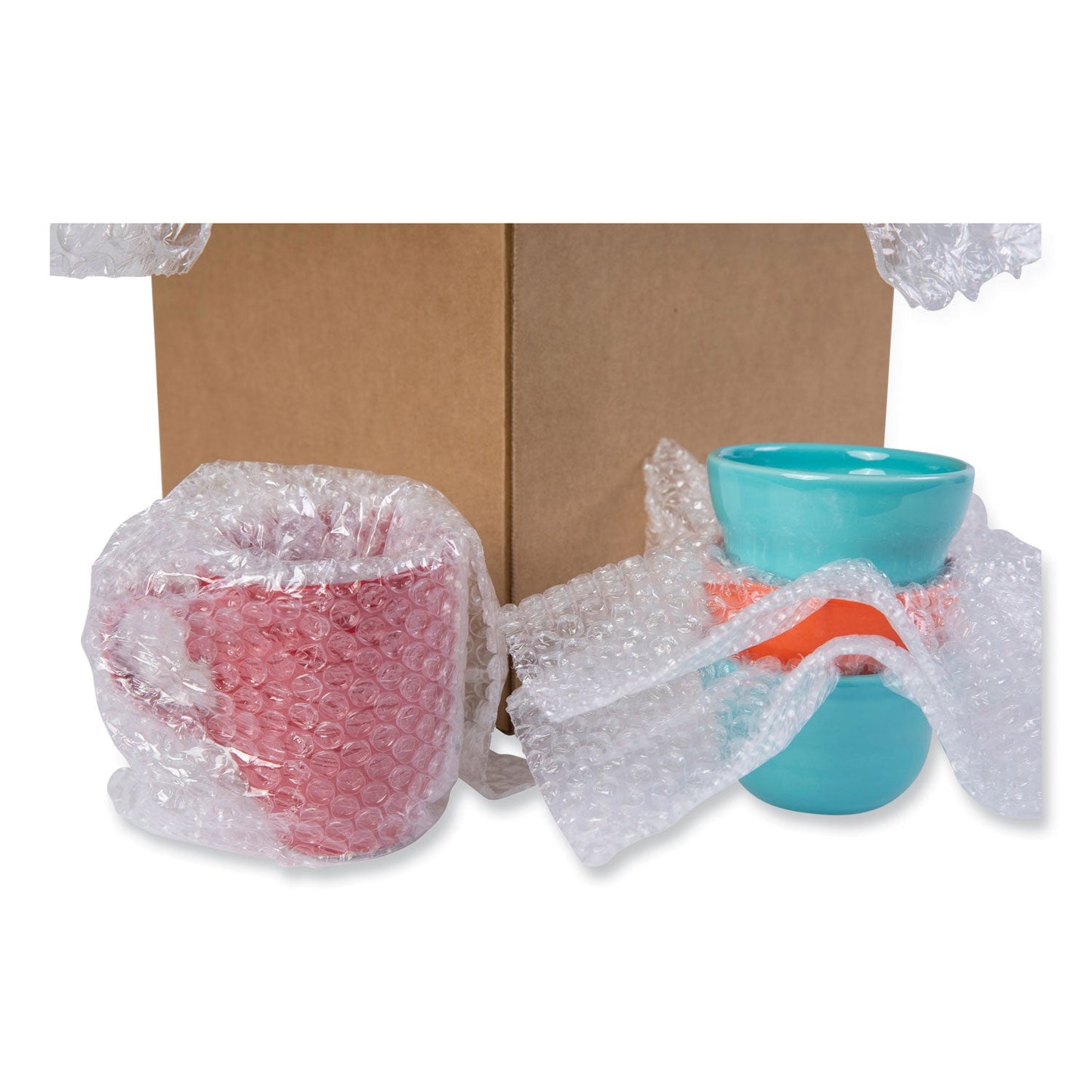 Universal Bubble Packaging, 0.31" Thick, 12" x 30 ft, Perforated Every 12", Clear, 12/Carton