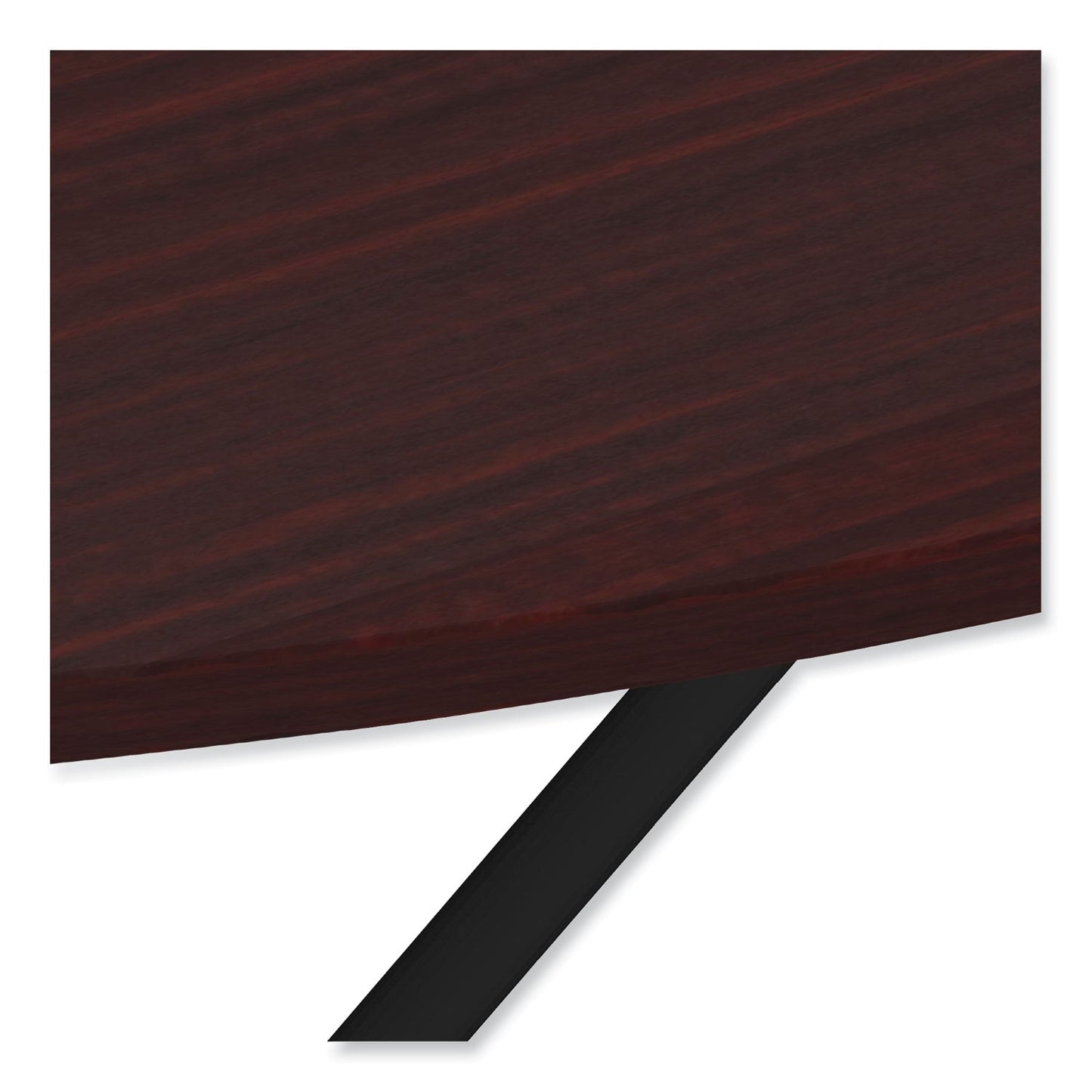 Alera Round Wood Folding Table, 59" Diameter x 29.13h, Mahogany