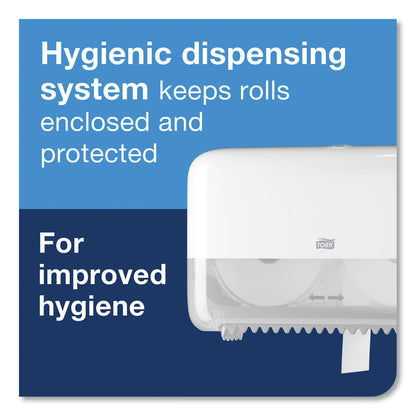 Tork Elevation Coreless High Capacity Bath Tissue Dispenser, 14.17 x 5.08 x 8.23, Black