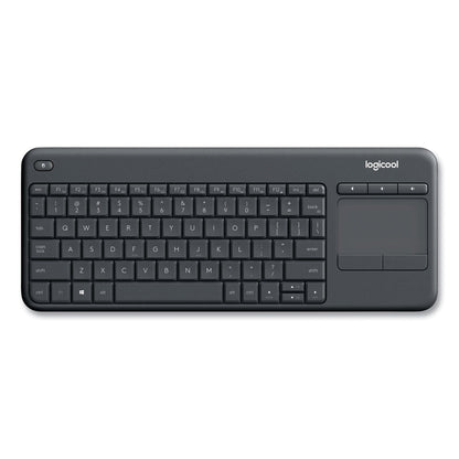 Logitech Wireless Touch Keyboard K400 Plus, Black