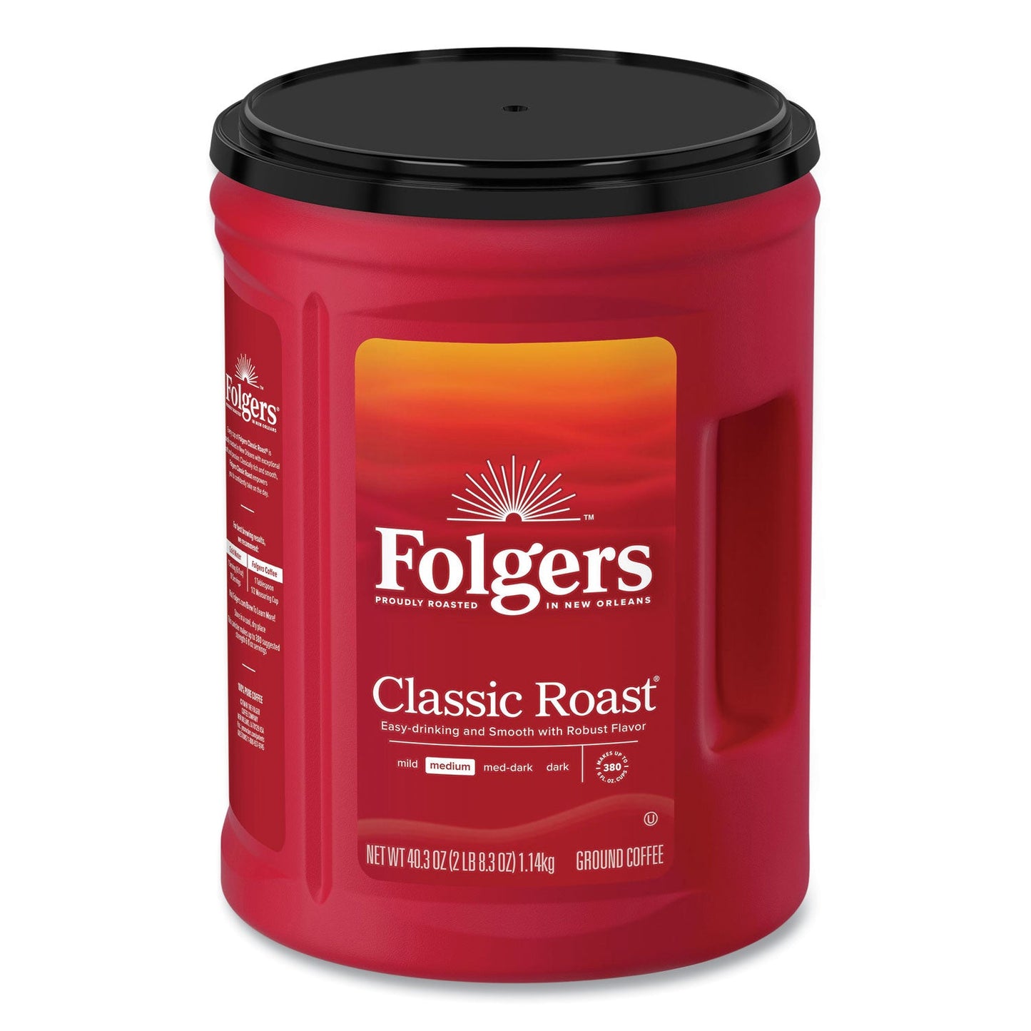 Folgers Coffee, Classic Roast, 40.3 oz Can